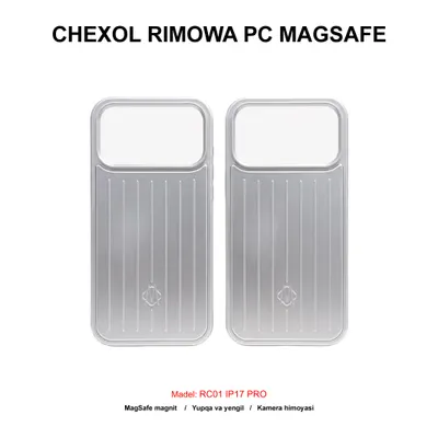 CHEXOL RIMOWA PC MAGSAFE RC01 IP17 PRO SILVER