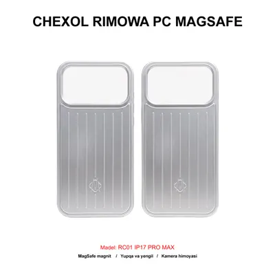 CHEXOL RIMOWA PC MAGSAFE RC01 IP17 PRO MAX SILVER
