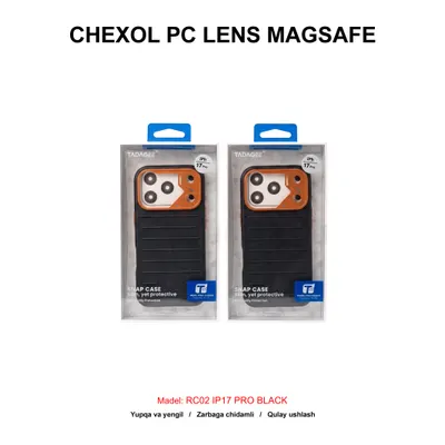 CHEXOL PC LENS MAGSAFE RC02 IP17 PRO BLACK