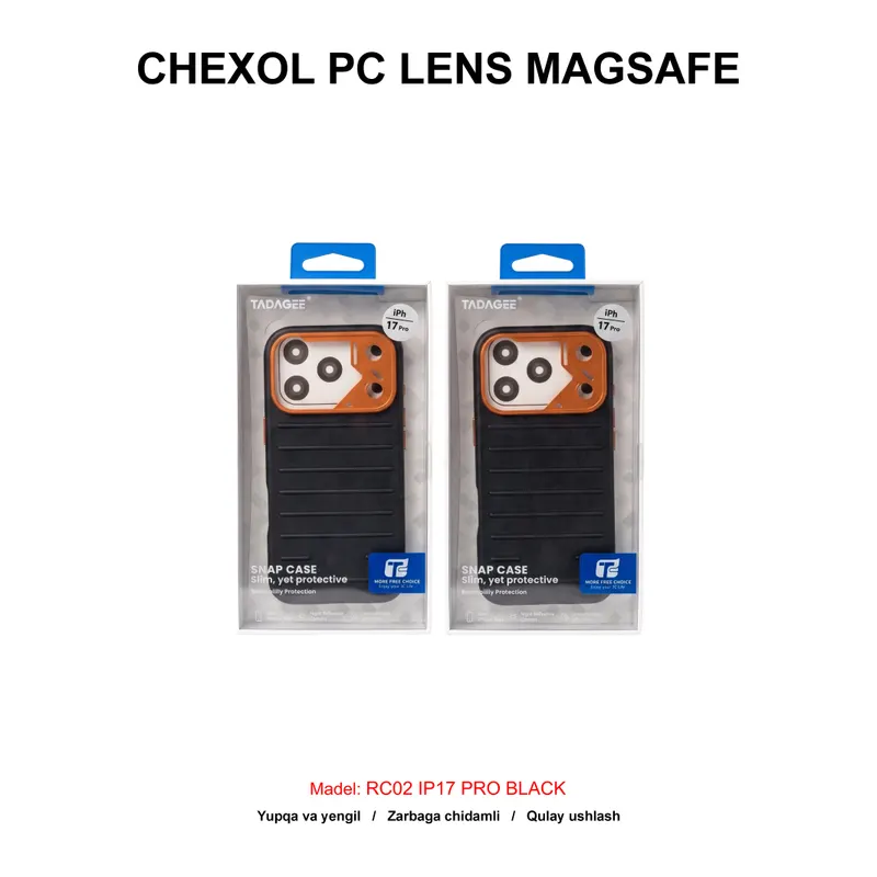 CHEXOL PC LENS MAGSAFE RC02 IP17 PRO BLACK