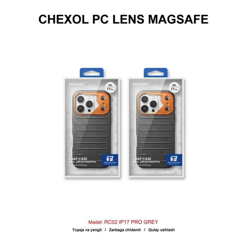 CHEXOL PC LENS MAGSAFE RC02 IP17 PRO GREY