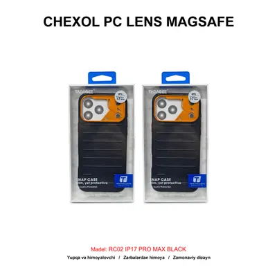 CHEXOL PC LENS MAGSAFE RC02 IP17 PRO MAX BLACK