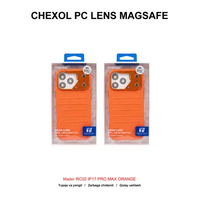 CHEXOL PC LENS MAGSAFE RC02 IP17 PRO MAX ORANGE