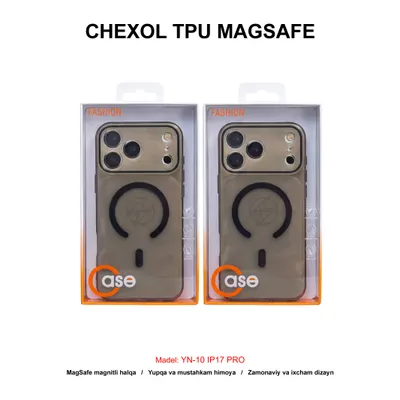 CHEXOL TPU MAGSAFE YN-10 IP17 PRO BLACK