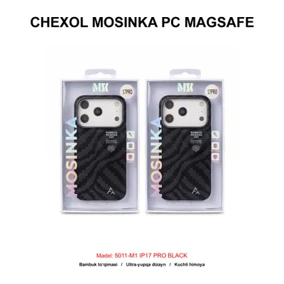 CHEXOL MOSINKA PC MAGSAFE 5011-M1 IP17 PRO BLACK