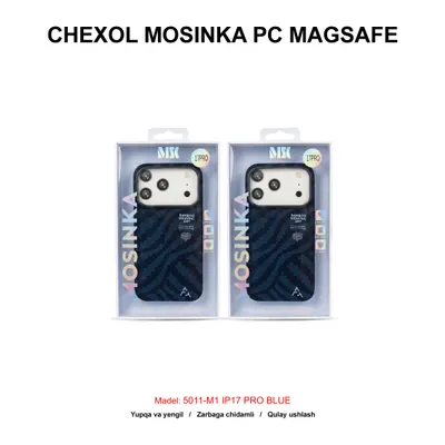 CHEXOL MOSINKA PC MAGSAFE 5011-M1 IP17 PRO BLUE