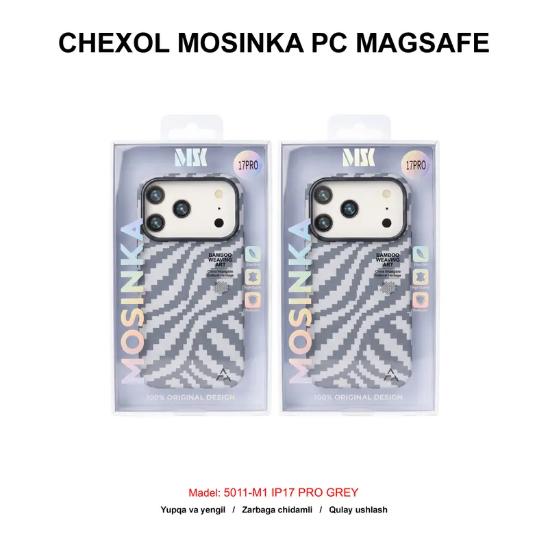 CHEXOL MOSINKA PC MAGSAFE 5011-M1 IP17 PRO GREY