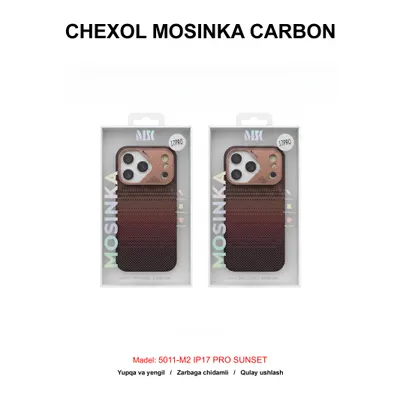 CHEXOL MOSINKA CARBON MAGSAFE 5011-M2 IP17 PRO SUNSET