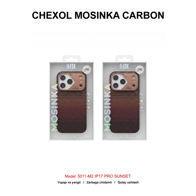 CHEXOL MOSINKA CARBON MAGSAFE 5011-M2 IP17 PRO SUNSET