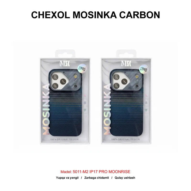 CHEXOL MOSINKA CARBON MAGSAFE 5011-M2 IP17 PRO MOONRISE