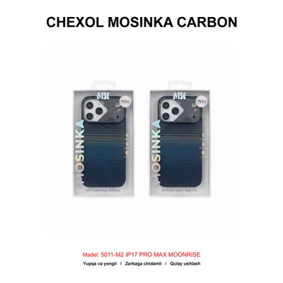 CHEXOL MOSINKA CARBON MAGSAFE 5011-M2 IP17 PRO MAX MOONRISE