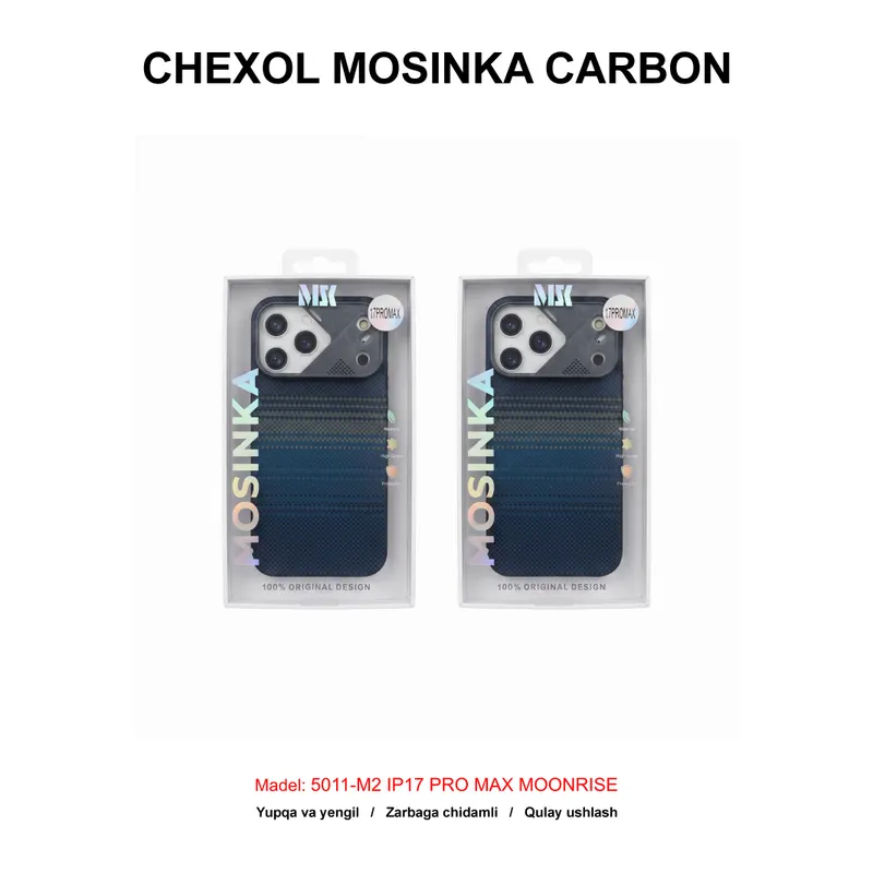 CHEXOL MOSINKA CARBON MAGSAFE 5011-M2 IP17 PRO MAX MOONRISE