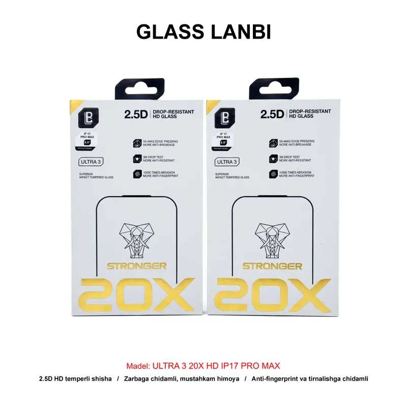 GLASS LANBI ULTRA 3 20X HD IP17 PRO MAX