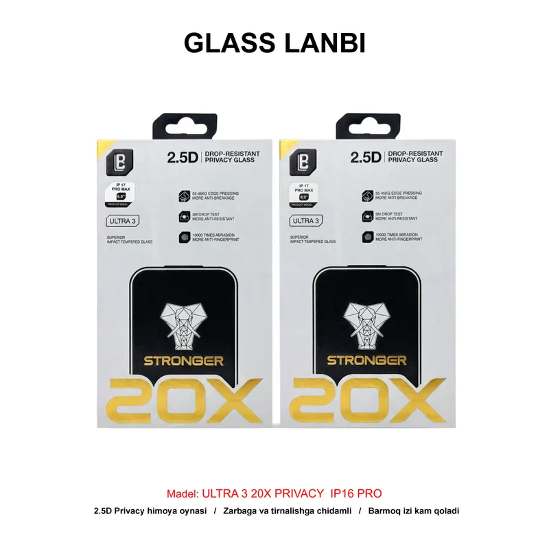 GLASS LANBI ULTRA 3 20X PRIVACY IP16 PRO