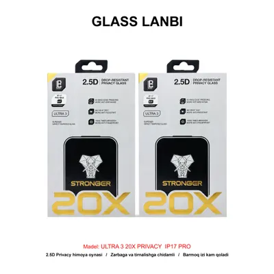 GLASS LANBI ULTRA 3 20X PRIVACY IP17 PRO