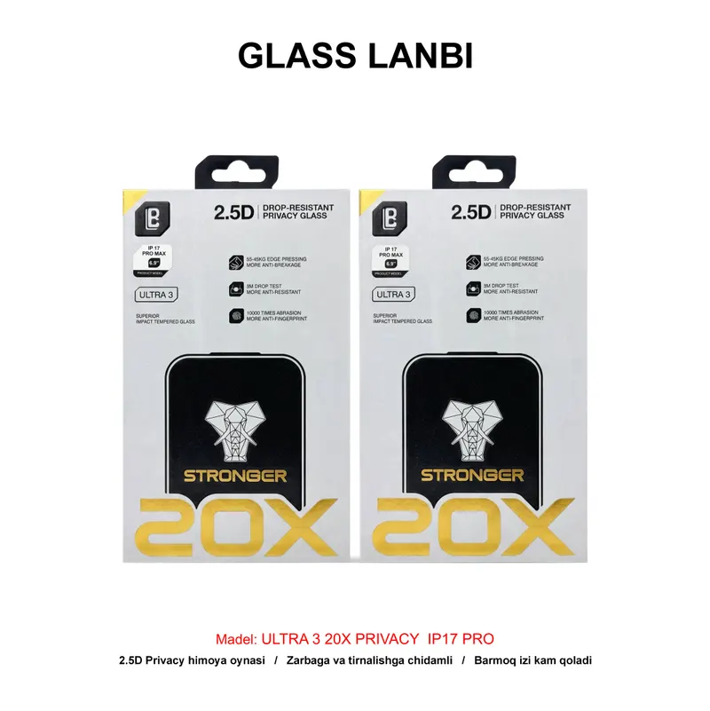 GLASS LANBI ULTRA 3 20X PRIVACY IP17 PRO