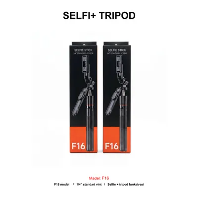 SELFI+TRIPOD F16 BLACK
