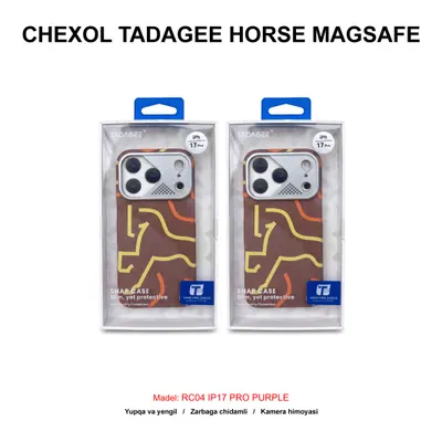CHEXOL TADAGEE HORSE MAGSAFE RC04 IP17 PRO PURPLE