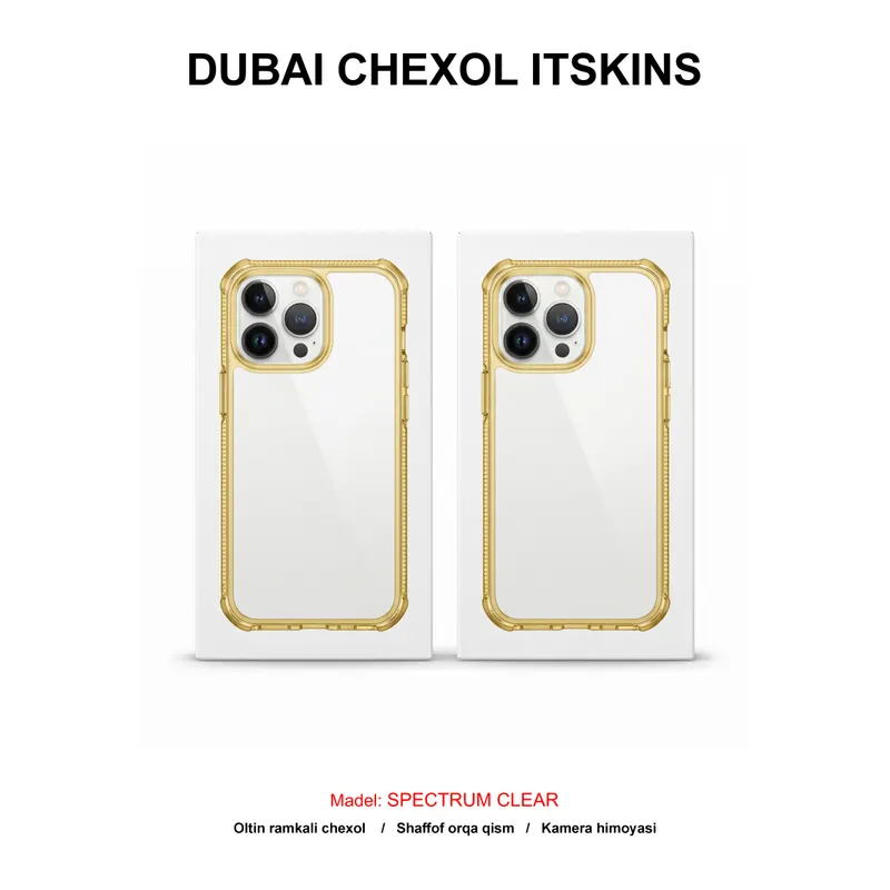 DUBAI CHEXOL ITSKINS SPECTRUM CLEAR AP2X-SPECM-TRSP IP13 PRO