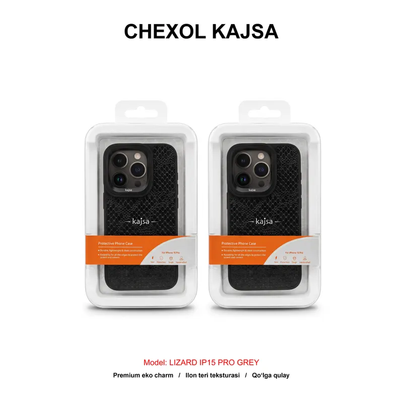 CHEXOL KAJSA LIZARD IP15 PRO GREY