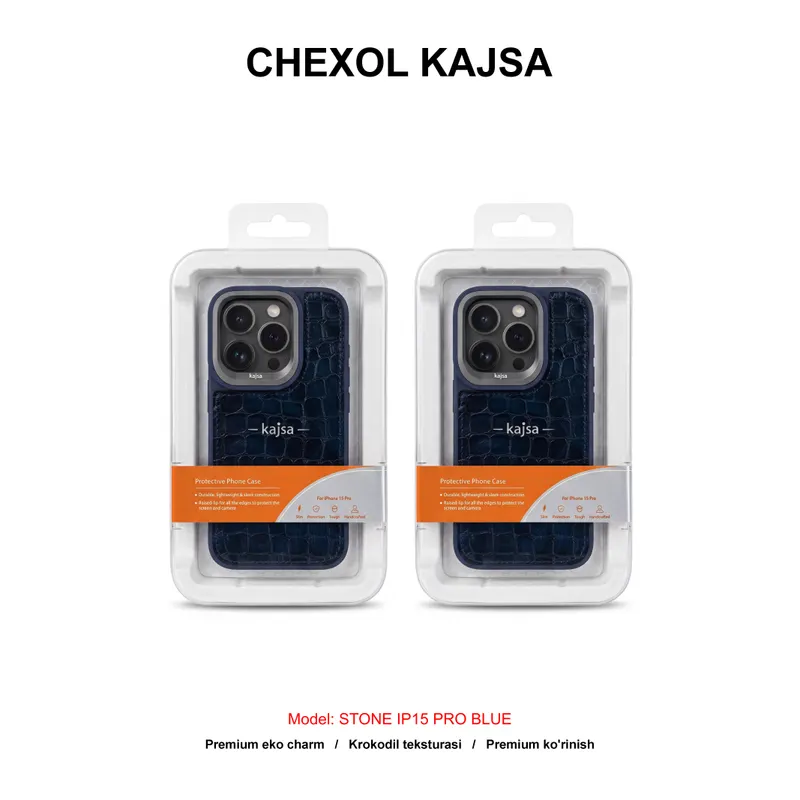 CHEXOL KAJSA STONE IP15 PRO BLUE