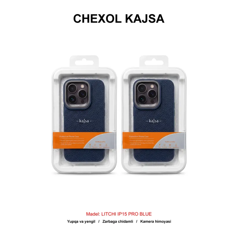 CHEXOL KAJSA LITCHI IP15 PRO BLUE