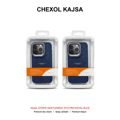 CHEXOL KAJSA STRIPE GENTLEMENT IP15 PRO ROYAL BLUE
