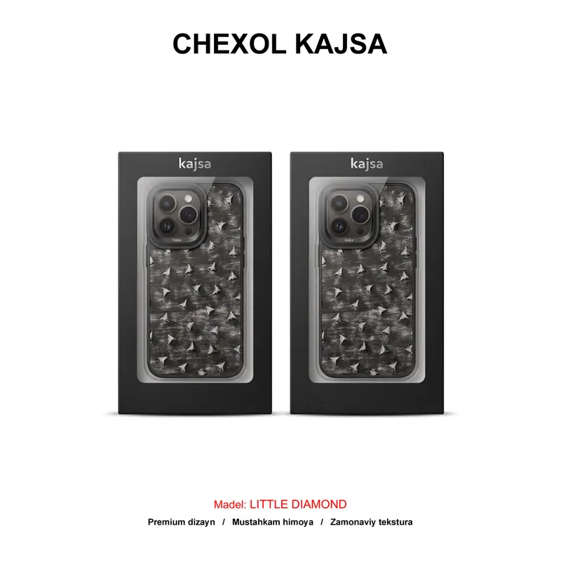 CHEXOL KAJSA LITTLE DIAMOND IP15 PRO MAX BLACK
