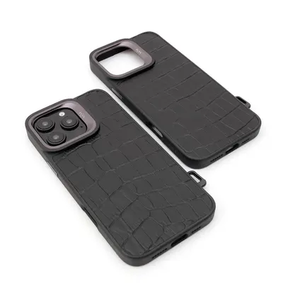 CHEXOL KAJSA CROCO PATTERN IP16 PRO BLACK