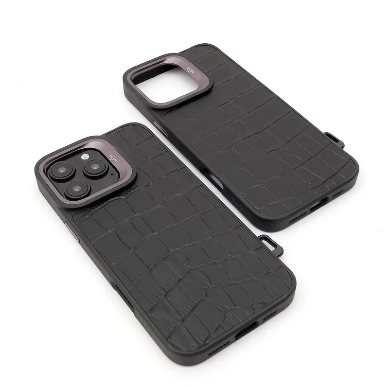 CHEXOL KAJSA CROCO PATTERN IP16 PRO BLACK