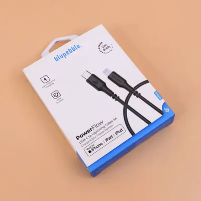 DUBAI USB CABLE BLUPEBBLE BP-2TPUCL01-BK 2M TC/IP BLACK