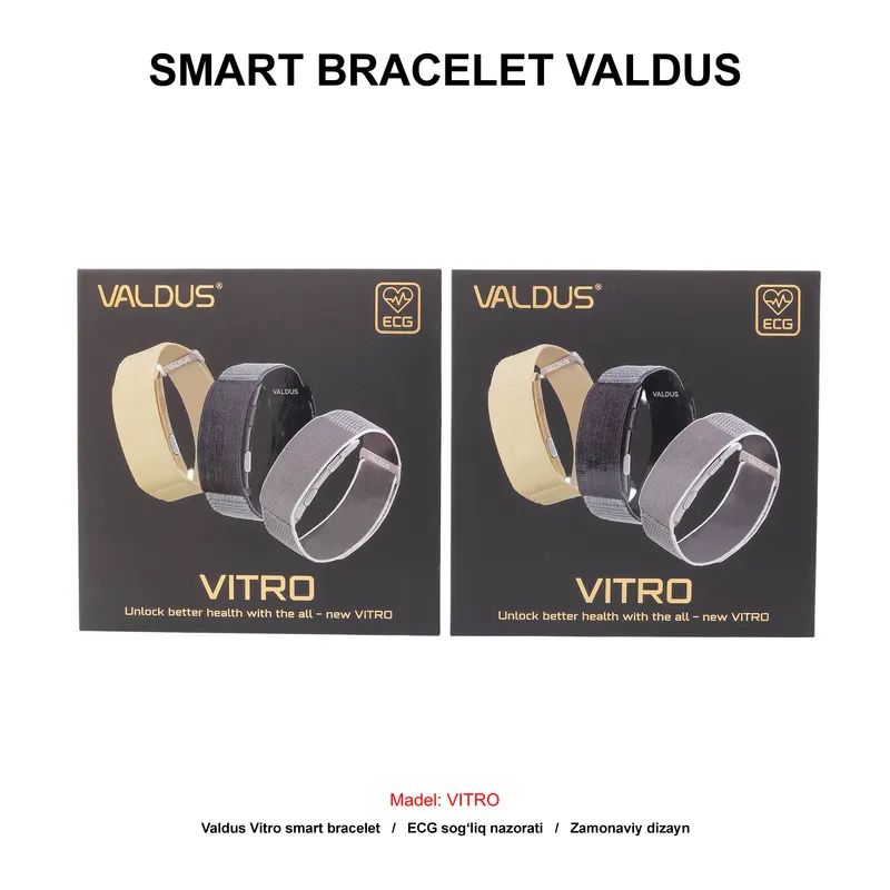 SMART BRACELET VALDUS VITRO BLACK