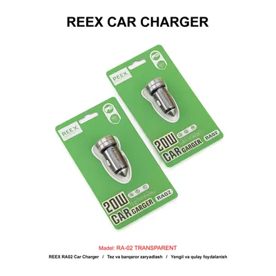 CAR CHARGER REEX RA-02 TRANSPARENT