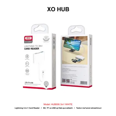 XO HUB LIGHTING HUB006 3in1 WHITE