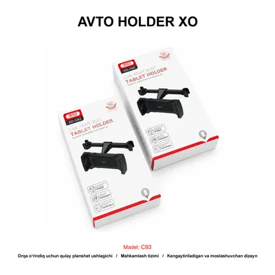 AVTO HOLDER XO C93 BLACK