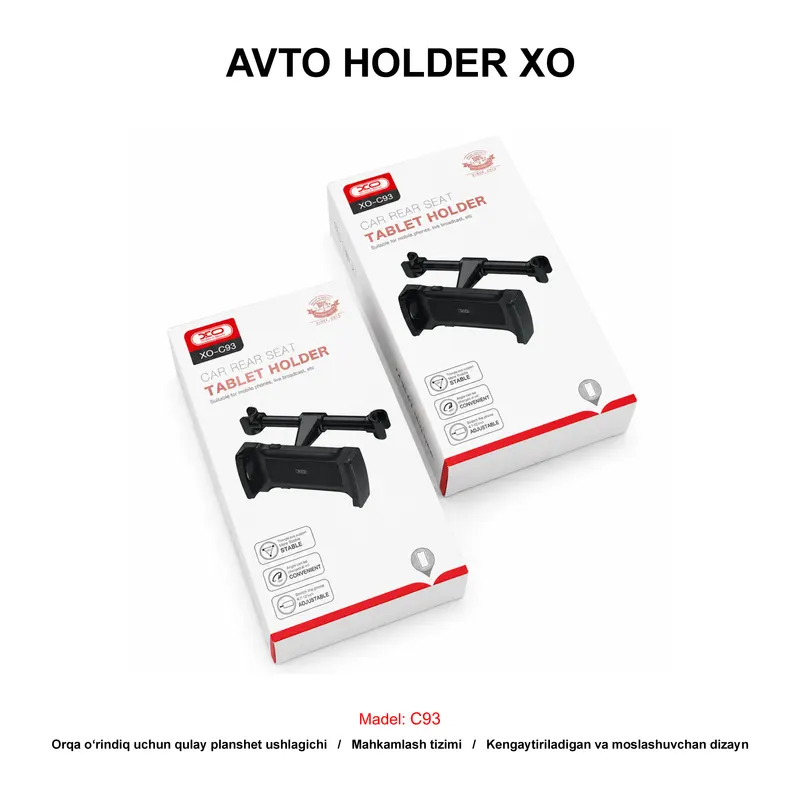 AVTO HOLDER XO C93 BLACK