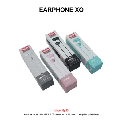EARPHONE XO EP50 BLACK