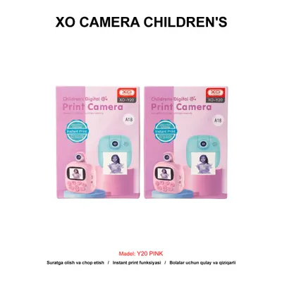 XO CAMERA CHILDREN'S Y20 PINK