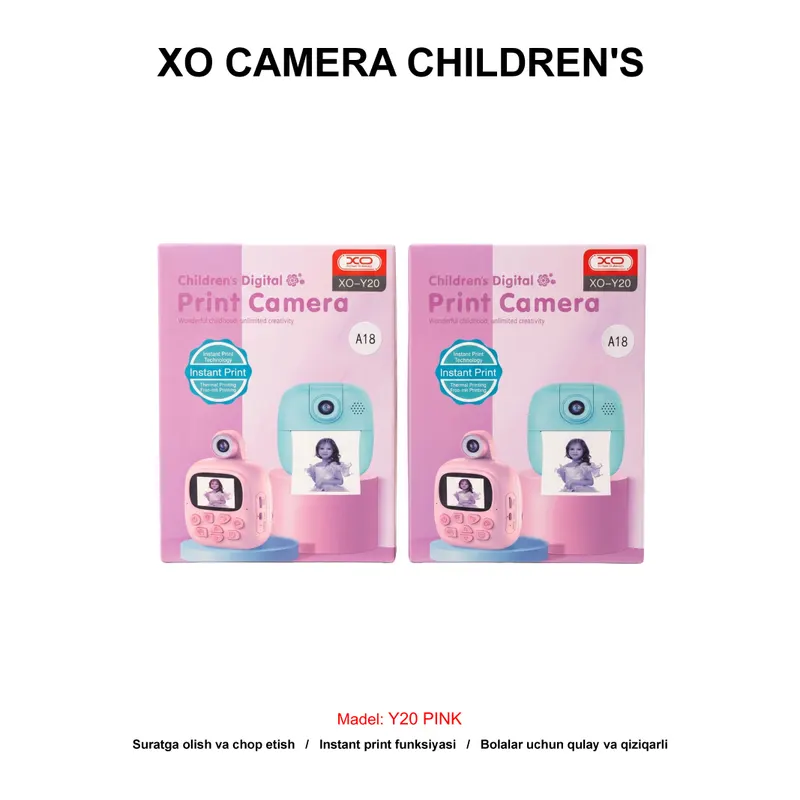 XO CAMERA CHILDREN'S Y20 PINK