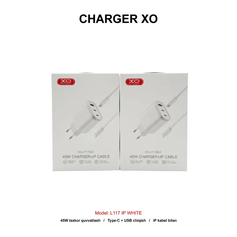 CHARGER XO L117 IP WHITE