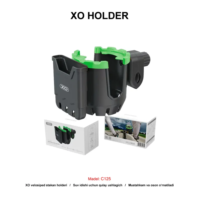 HOLDER XO C125 BLACK