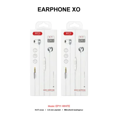 EARPHONE XO EP11 WHITE