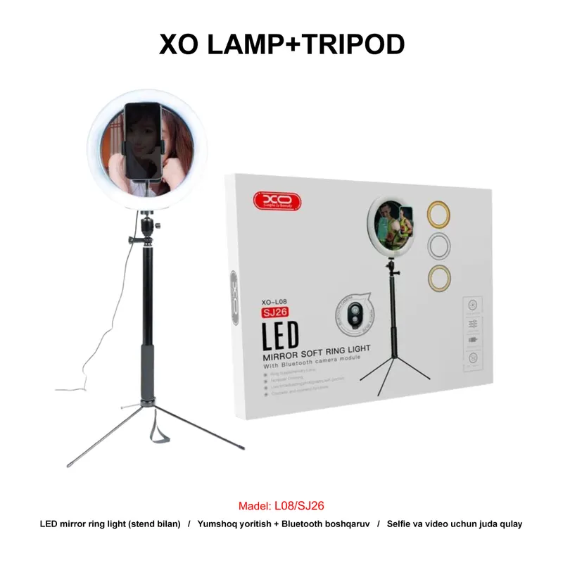 XO LAMP + TRIPOD L08/SJ26 10inch
