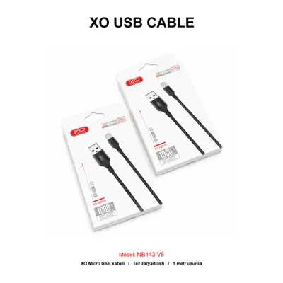 XO USB CABLE NB143 V8 BLACK