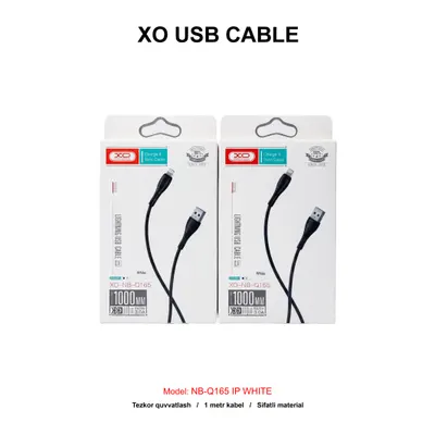 XO USB CABLE NB-Q165 IP WHITE