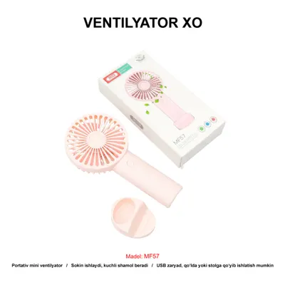 VENTILYATOR XO MF57 PINK