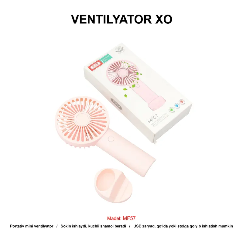 VENTILYATOR XO MF57 PINK