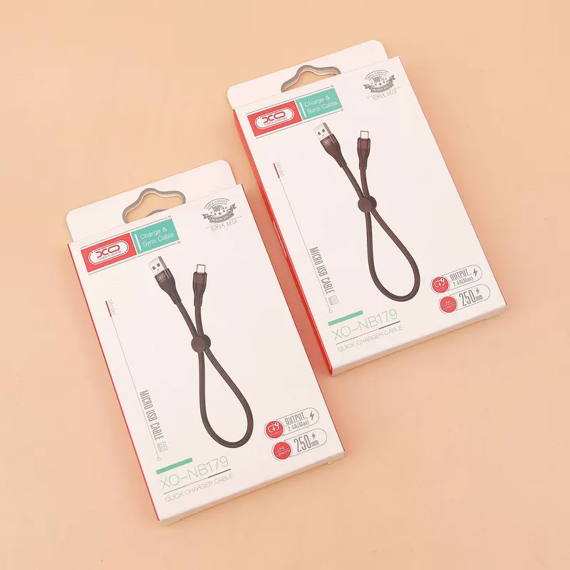 XO USB CABLE NB179 V8 BLACK