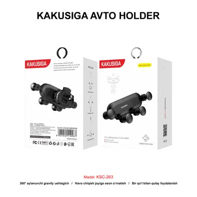 AVTO HOLDER KAKUSIGA KSC-263 BLACK