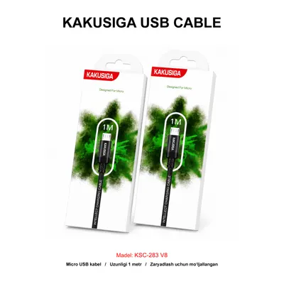 USB CABLE KAKUSIGA KSC-283 V8 BLACK